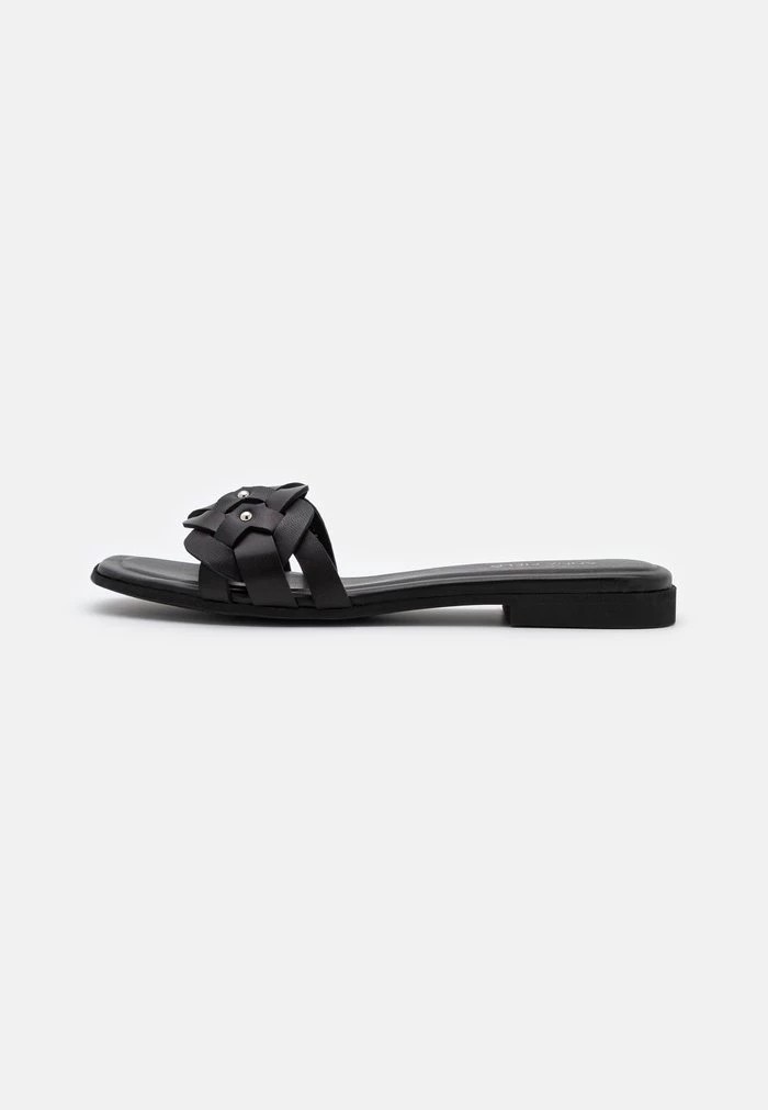 Chausson ANNA FIELD Anna Field Cuir Noir Femme | OGW-1191290